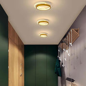 Clerance Sale - Ceiling Lighting Modern Round Aluminum Ceiling Light 3-Color Dimming Led Small Ceiling Lamp Close To Ceiling Light Fixtures
