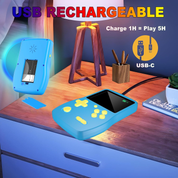 3.0" Handheld Game Console for Kids with 139 Built-in HD Games, Rechargeable