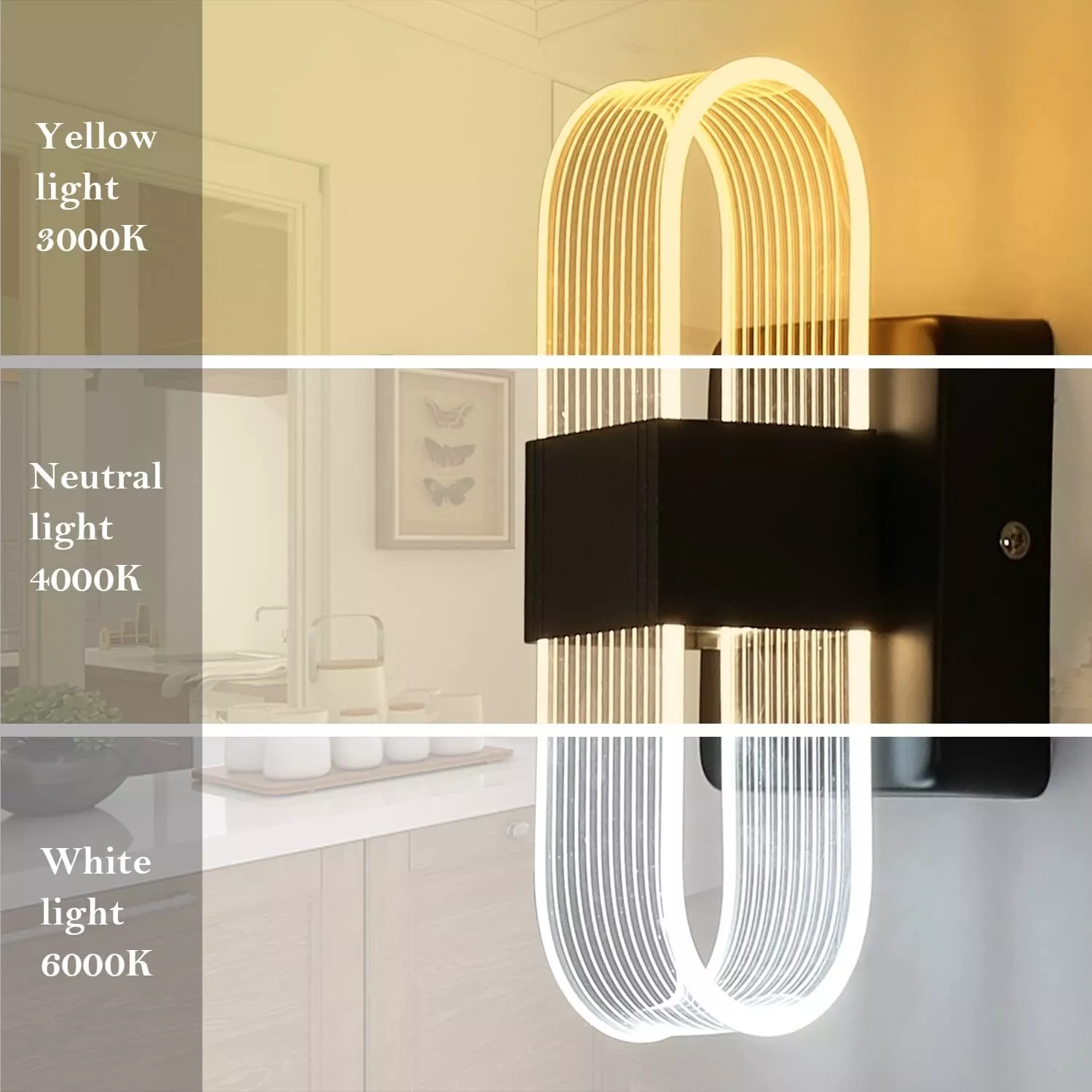 3-in-1 LED Wall Lights