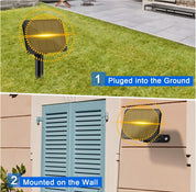 5M 50 LED Solar String Lights – Cool White, 8 Modes, Waterproof