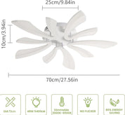 Dimmable 48W LED Ceiling Light with Remote, 71cm