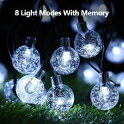100 LED Solar String Lights – Retro Hanging Fairy Ball Lights for Garden & Outdoor Decor