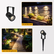 Mains-Powered Garden Spotlights – 10-Pack LED Set