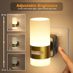 Dimmable Plug-in Motion Sensor Night Light, 3000K