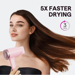 Wavytalk Turblow Pro 110,000 RPM Ionic Hair Dryer – Fast Dry Blow Dryer & Diffuser