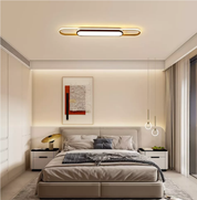 110cm Modern Ceiling Light – Remote-Controlled LED Lighting for Kitchens, Dining Rooms, and Hallways