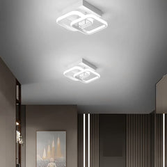 22W LED Ceiling Light, Modern Design, Cool White 6000K, Acrylic Square for Stylish Spaces