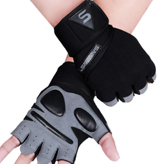 Gym Training Gloves for Men & Women – Padded Weight Lifting Gloves with Wrist Support