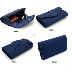 Elegant Suede Clutch Bag for Women – Shoulder or Crossbody Evening Handbag