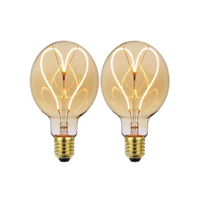 E27 LED Vintage Edison Bulb 4W Globe Spiral