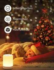 Rechargeable Touch RGB Night Light for Kids & Bedroom