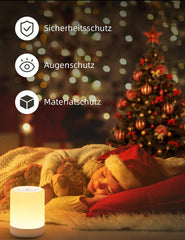 Rechargeable Touch RGB Night Light for Kids & Bedroom