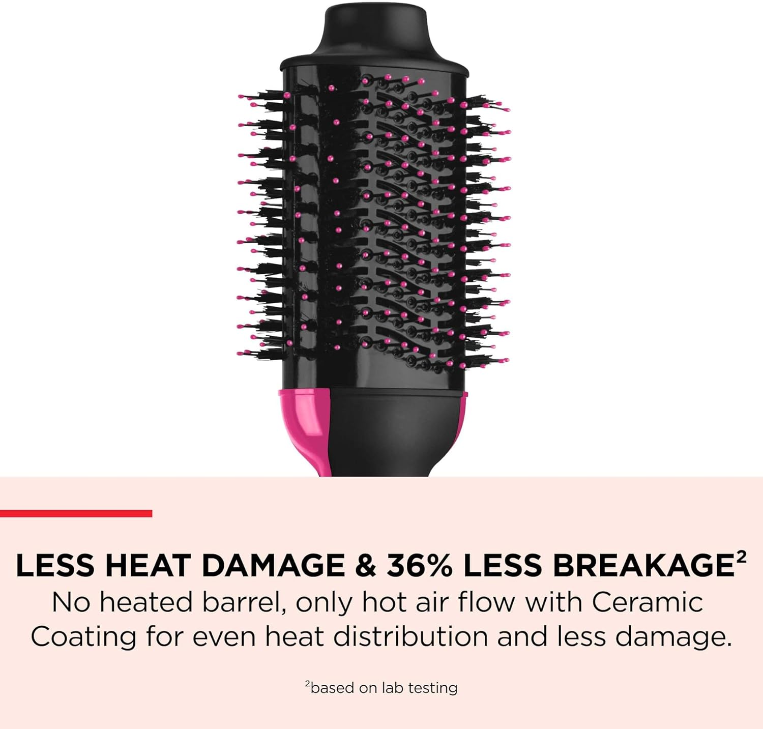 One-Step Hair Dryer & Volumiser – 2-in-1 Ionic Ceramic Blow Dry Brush with Comb