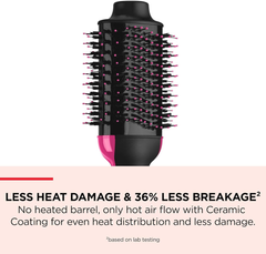 One-Step Hair Dryer & Volumiser – 2-in-1 Ionic Ceramic Blow Dry Brush with Comb