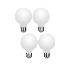 G80 E27 LED Bulb 5W 220V Cool White Glass Light, Energy Saving Decorative Globe Lamp for Home and Office