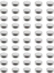 Tea Lights Candles 4 hour burn (100 Pack) - White lights - Unscented 3.8 x 2.3 cm - 4hr