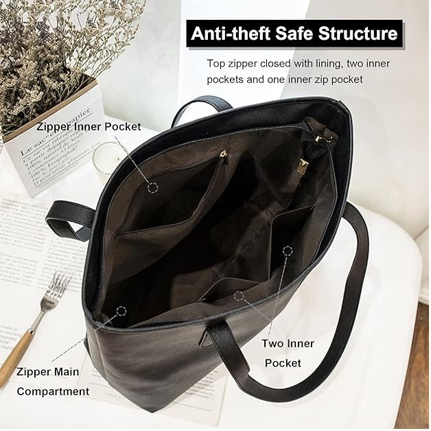 Large Shoulder Handbag for Women – Big Capacity Tote with Inner Pocket