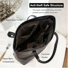Large Shoulder Handbag for Women – Big Capacity Tote with Inner Pocket