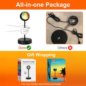 Sunset Projection Lamp with 16 Colors and Timer