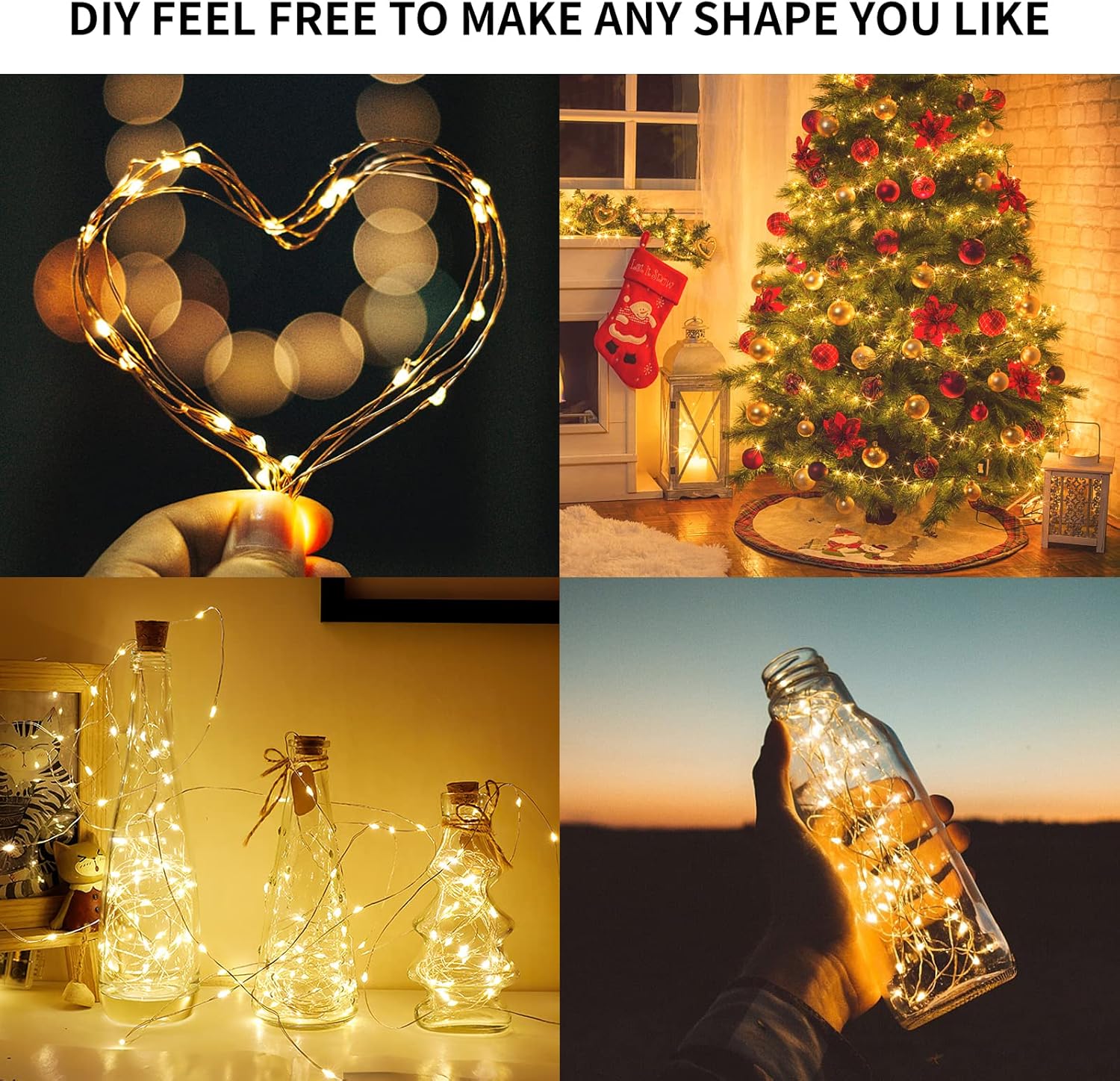 10 Pack Battery Fairy Lights – 3M, 3 Modes, Waterproof