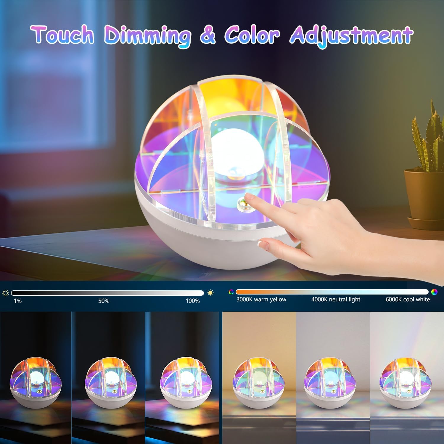 Northern Lights Aurora Projector with Rotating Roly-Poly Design