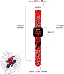 Boys Digital Quartz Sports Watch – Durable Silicone Strap, LED Display, Waterproof