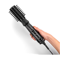 Big Hair Rotating Dryer Brush – 2 Speeds, Ionic Frizz Control, 50mm Barrel (Black)