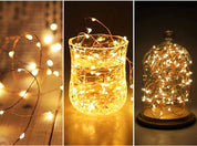 20M 200 LED Fairy String Lights – USB, Remote, 8 Modes, Warm White