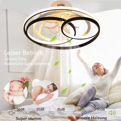 Ceiling Fan with LED Light & Remote Control