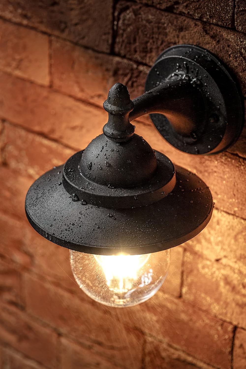 Black Vintage Outdoor Wall Light