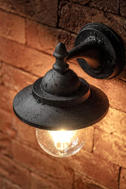 Black Vintage Outdoor Wall Light