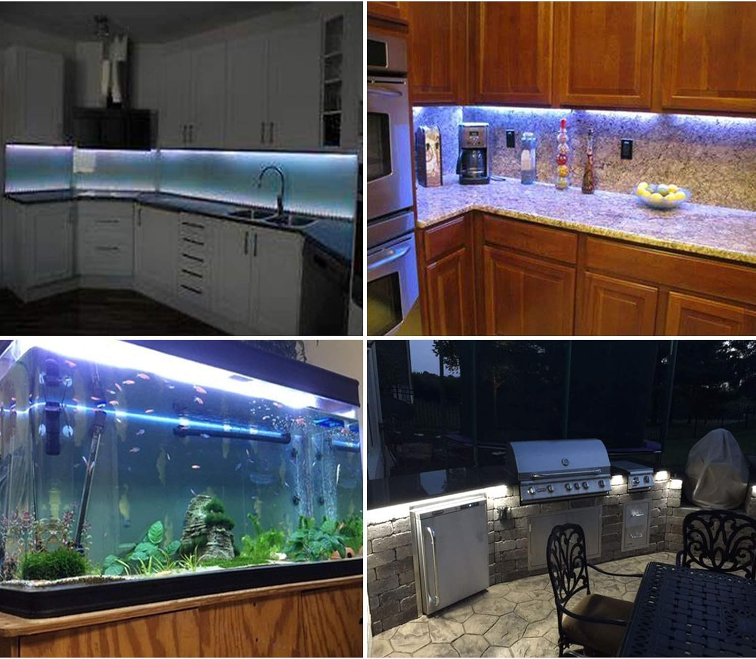 Outdoor Solar LED Strip Lights – 6M 180 LEDs, Cool White, 8 Modes, Waterproof Rope Light