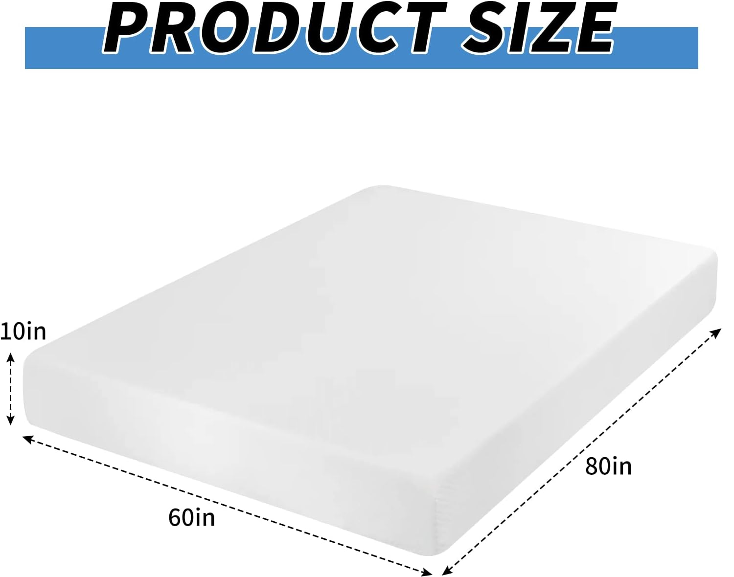 Finest 100% Egyptian Cotton Fitted Sheet – Single Bed 25cm Deep, White