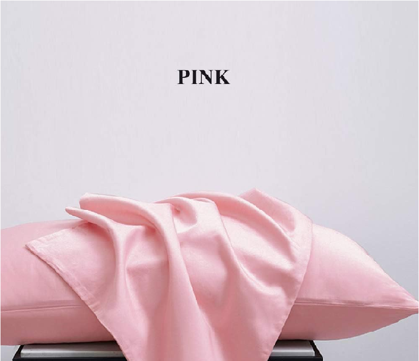 2 Pack Super Soft Brushed Microfiber Pillowcases 50x90cm – Fade & Wrinkle Resistant, Pink