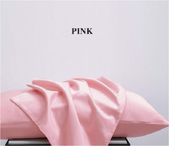 2 Pack Super Soft Brushed Microfiber Pillowcases 50x90cm – Fade & Wrinkle Resistant, Pink