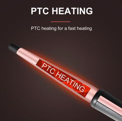 13–25mm Ceramic Hair Curling Wand – Professional Tapered Curler with Glove