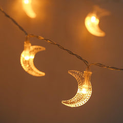 Moon Fairy Lights, 6M 40 LEDs USB String Lights for Indoor & Outdoor Décor