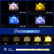 Baby Night Light, 360° Rotate, Star Projector Night Light Kids, USB Rechargeable Sensory Lights Projector, Remote-Controlled Baby Projector Light for Bedroom Decor
