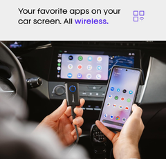 TWO Wireless Android Auto Adapter – Convert Wired Android Auto to Wireless Easily