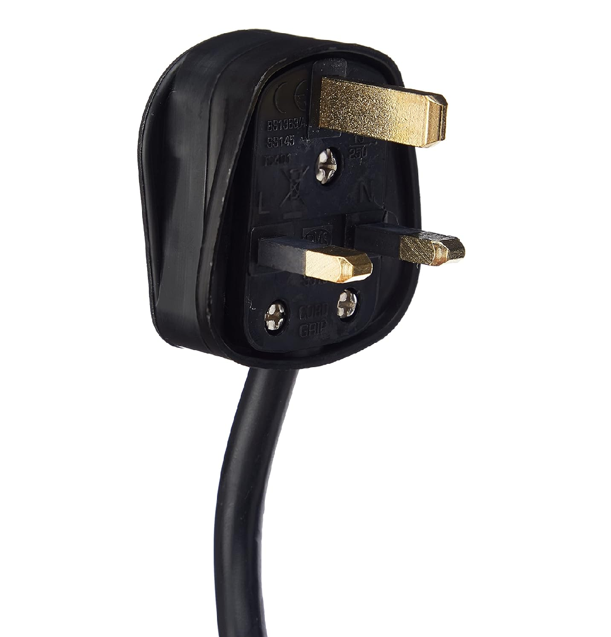 6 Gang 5M Extension Lead with Surge Protection, Black Power Strip – PELB1755