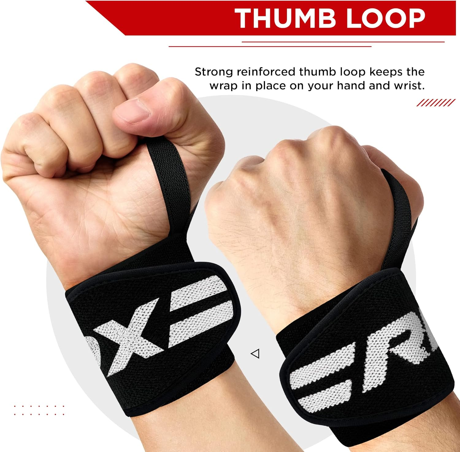 Pro 18" Weight Lifting Wrist Wraps – IPL & USPA Approved Gym Support Straps