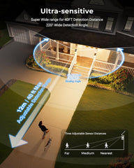 Outdoor Wall Lantern with Motion Sensor, Dusk-to-Dawn Black