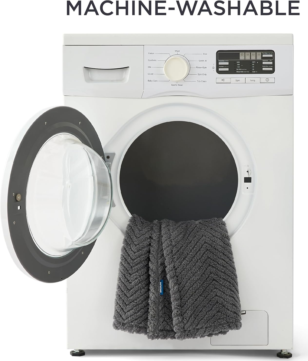 Bedsure Washable Dog Blanket 100x80cm – Soft Fleece Pet Throw for Dogs & Cats