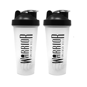 Protein Shaker Bottle 600ml – BPA-Free Mixer Cup with Wire Blender Ball, Clear