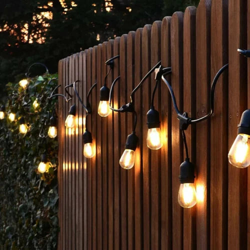 96FT Festoon Lights Outdoor (2 Packs Of 48FT)