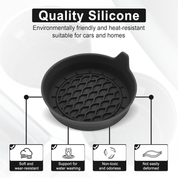 4-Pack Silicone Car Cup Holder Coasters – Universal Non-Slip Car Interior Accessories