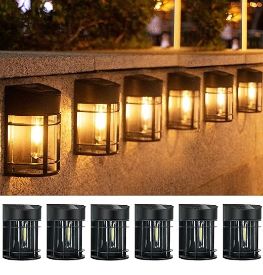 Solar Fence Garden Lights