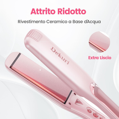 Professional 42mm Wide Plate Hair Straightener – Water-Based Ceramic Flat Iron for Silky, Smooth Hair