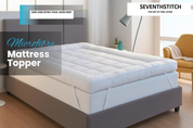 Extra Thick 10cm Mattress Topper Double Bed – Soft, Breathable & Hypoallergenic