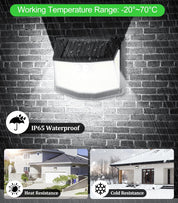 LED Solar Motion Sensor Lights 2 Pack